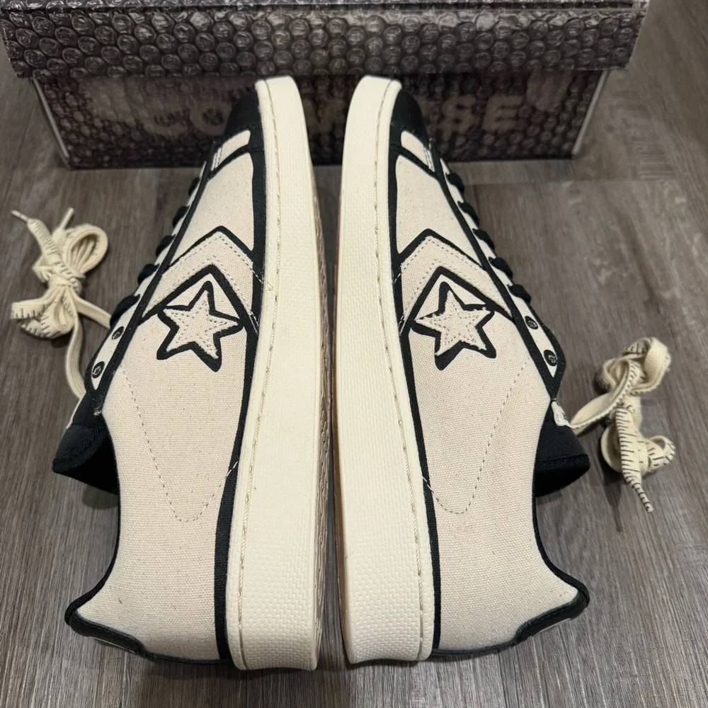Converse Joshua Vides x Pro Leather Made in Studio Black White Low Sneakers